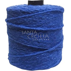 Barbante 1,5mm rolo com 82m - Azul Escuro