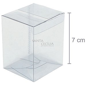 Caixa de Acetato Ref. 60 - 5,5 x 5 x 7 cm - 20 unid.