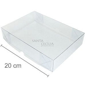 Caixa de Acetato Ref. 13 C - 20 x 14 x 4 cm - 20 unid.