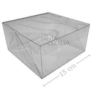 Caixa de Acetato MB 7 - 15 x 15 x 6 cm - 20 unid.