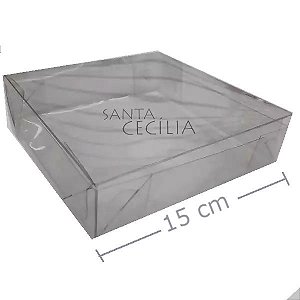 Caixa de Acetato MB 6 - 15 x 15 x 4 cm - 20 unid.