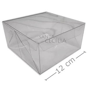Caixa de Acetato MB 5 - 12 x 12 x 6 cm - 20 unid.