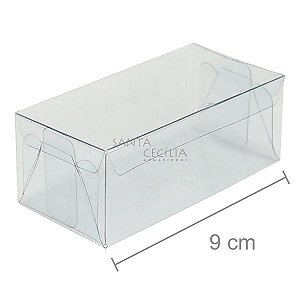 Caixa de Acetato M 13 - 9 x 4,5 x 3,5 cm - 20 unid.