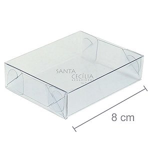 Caixa de Acetato M 11 - 8 x 6,5 x 2 cm - 20 unid.