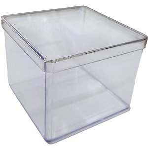 Caixinha Transparente 10 x 10 x 8 cm