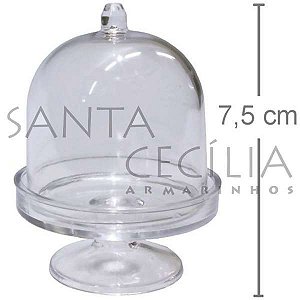Lembrancinha Cúpula de Acrílico - 10 unidades