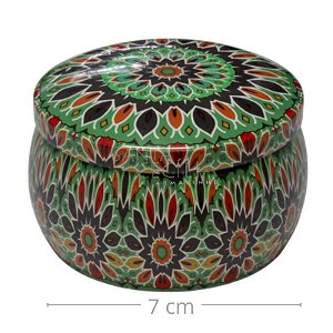 Caixa de Metal Ref. 6967 Mandala Colorida