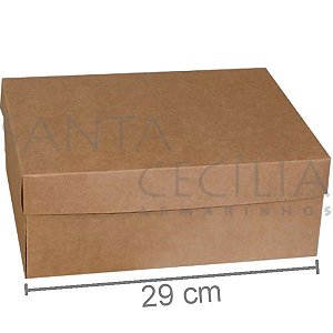 Caixa Kraft para Presente 10 unid - K54 - 29 x 22 x 11 cm