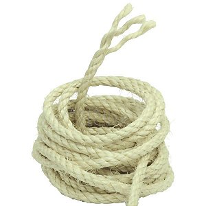 Corda de Sisal 8mm - 1 metro