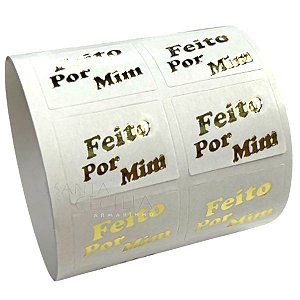 Etiqueta Adesiva - 100 unid - Feito Por Mim