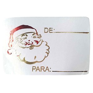 Etiqueta Adesiva - 100 unid - De / Para Rosto Noel