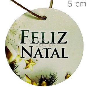 Etiqueta Tag Feliz Natal - 10 unid. Ref.04/025