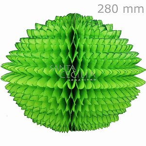 Bola Pom Pom de Papel de Seda 280mm - Ref. 174 - Verde Claro