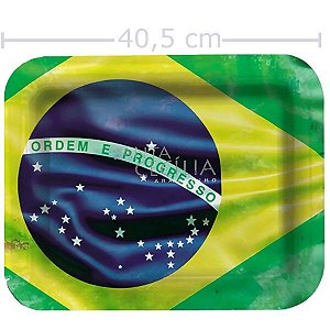 Bandeja Retangular de Papel Cartão 33x40cm - Vai Brasil Ref. 23700220