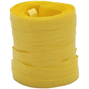 Fitilho Plástico 0,5 cm x 50 m - Amarelo