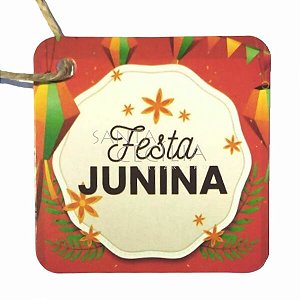 Etiqueta Tag Festa Junina 5cm - 10 unid.