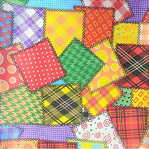 TNT Estampado - Xadrez Patch 7038