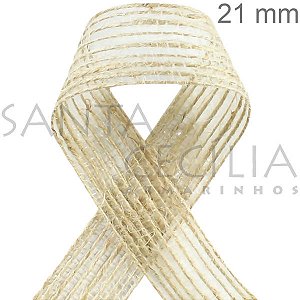 Fita de Juta Natural 0459 - 21mm x 9,15m