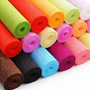 Papel Crepom Italiano Rossi 140gr 2,5 metros