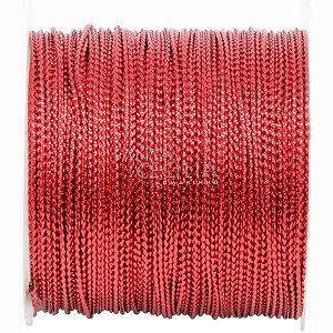 Cordão Metalizado 1,2mm - 50m  Vermelho