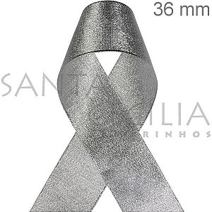 Fita Metalizada Prata 01 1300/36 - 10m