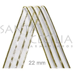 Fita Metalizada Dourada 10m 9301/22 Cor02