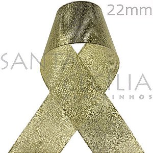 Fita Metalizada Dourada 10m 1300/22 Cor02