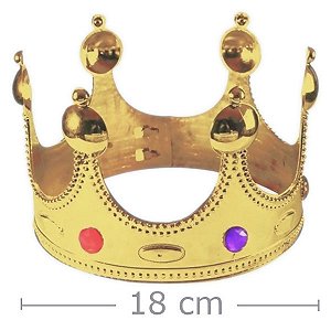 Coroa Dourada Rainha - Ref. ZW -60019
