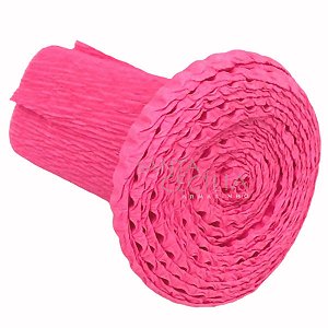 Babado de Papel Crepom 10x120 cm Pink Claro 951