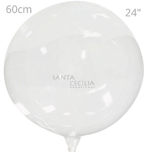 Balão Bubble Transparente Silicone 60cm