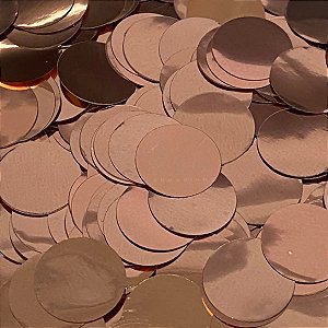 Confetes para Balões Metalizado 10gr - Ref. 1704-5 Rose Gold