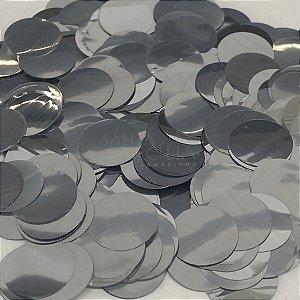 Confetes para Balões Metalizado 10gr - Ref. 1704-5 Prata