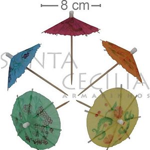 Palito Guarda-Chuva Ref. A271 Cores Sortidas - 12 unidades
