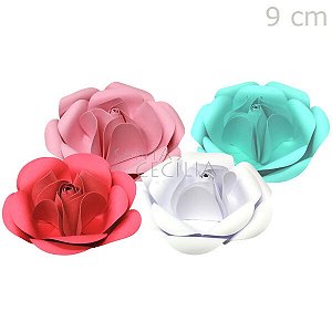 Flor de Papel Enfeite Decorativo