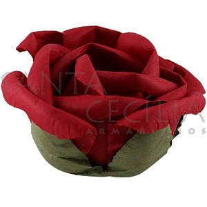 Forminha de Papel para Doces Finos Rosa Vermelha - 20un