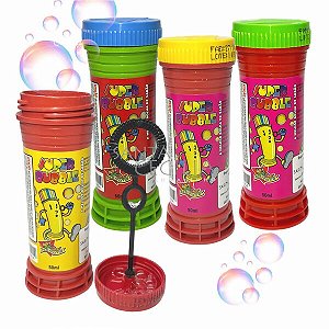 Bolha De Sabão 50ml Cores Sortidas