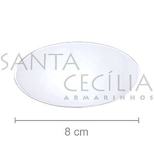 Base Acrílica para Lembrancinha 6 unid. - Transparente