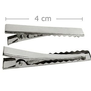 Prendedor Bico de Pato 4cm 10 unid.