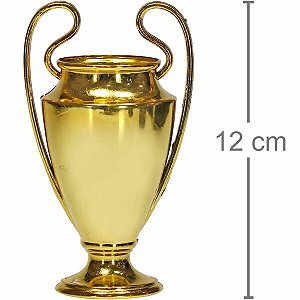 Lembrancinha Troféu Dourado 10 unidades