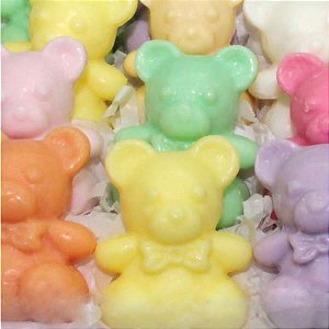 Sabonete Urso - 20 unidades - Cores Diversas