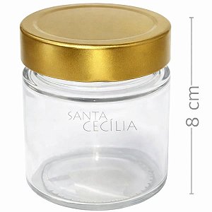 Potinhos para Lembrancinhas de Vidro 200 ml Redondo