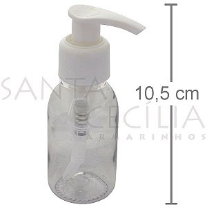 Potinhos para Lembrancinhas - Garrafinha Plástica c/ Válvula 60ml - 10 unidades