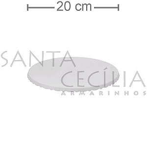 Tabuleiro para Bolo 20 cm - Branco