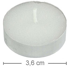 Vela Réchaud 3,5 x 1cm 100 unid.Ref. 10G100