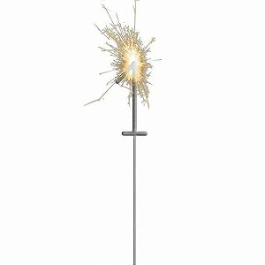 Vela Sparklers Números 16,5cm Prateada