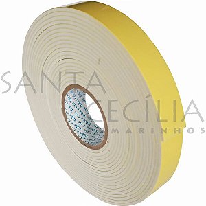Fita Adesiva de Espuma Dupla Face 19 mm x 5,5 m