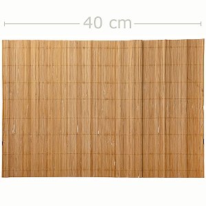 Jogo Americano Bambu 40 x 30 cm - Bege