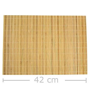 Jogo Americano Bambu 30 x 42 cm - Ref. Ck2792 Natural