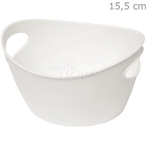 Cachepot Oval Plástico 12x9,5cm
