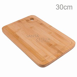 Tábua Para Corte 100% Bambu 30x20cm Ref. D0510